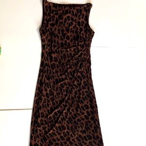 Lauren (Ralph Lauren ) Leopard Print Lined dress